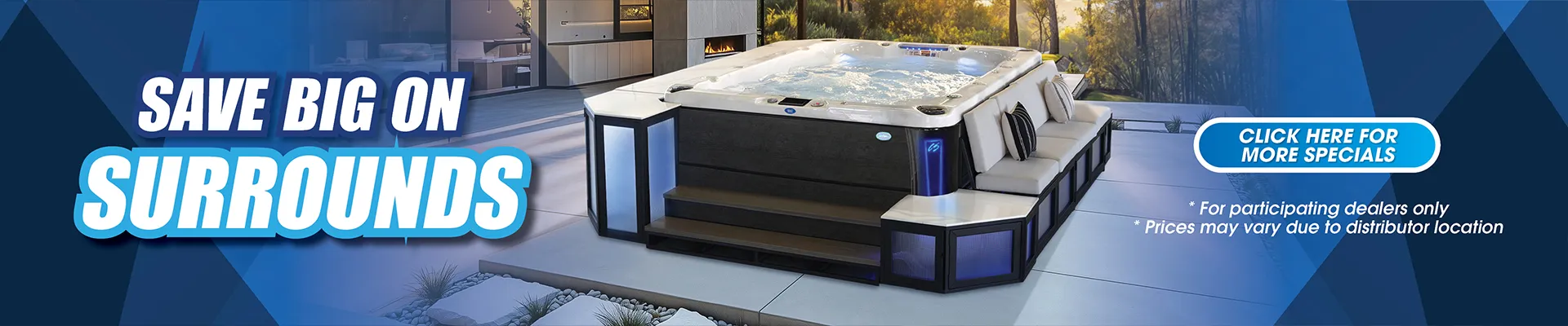 Calspas hot tub being used in a family setting - Davis