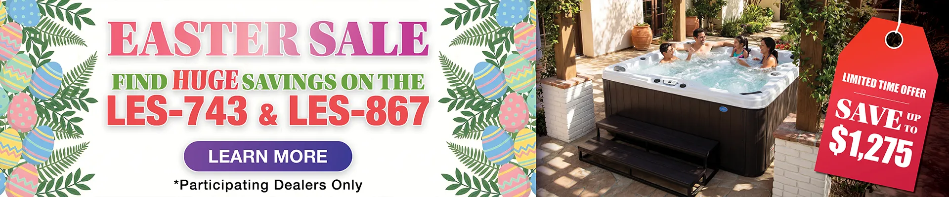 Calspas hot tub being used in a family setting - Davis