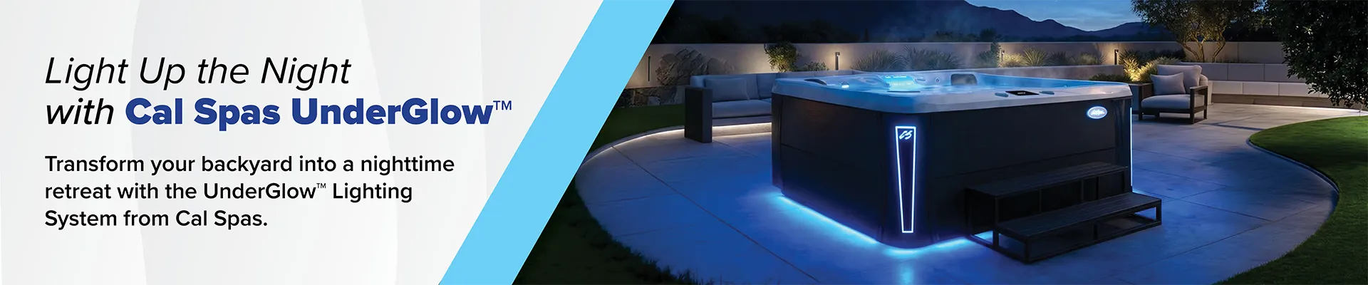 Calspas hot tub being used in a family setting - Davis